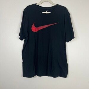 Nike The Nike Tee Workout Casual Activewear T-Shirt Tee Shirt Red Swoosh Sz‎ XXL